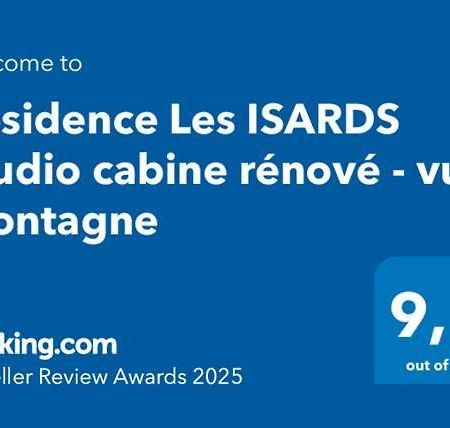 Residence Les Isards Studio Cabine Renove - Vue Montagne Font-Romeu-Odeillo-Via Eksteriør billede