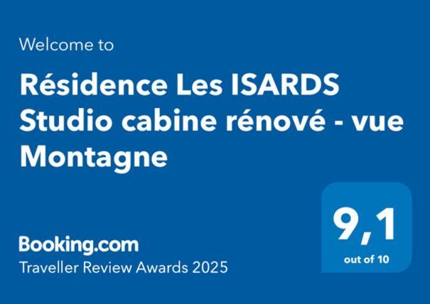 Residence Les Isards Studio Cabine Renove - Vue Montagne Font-Romeu-Odeillo-Via Eksteriør billede